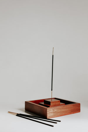 Elevate Your Space with the Tree of Life Rosewood Incense Holder