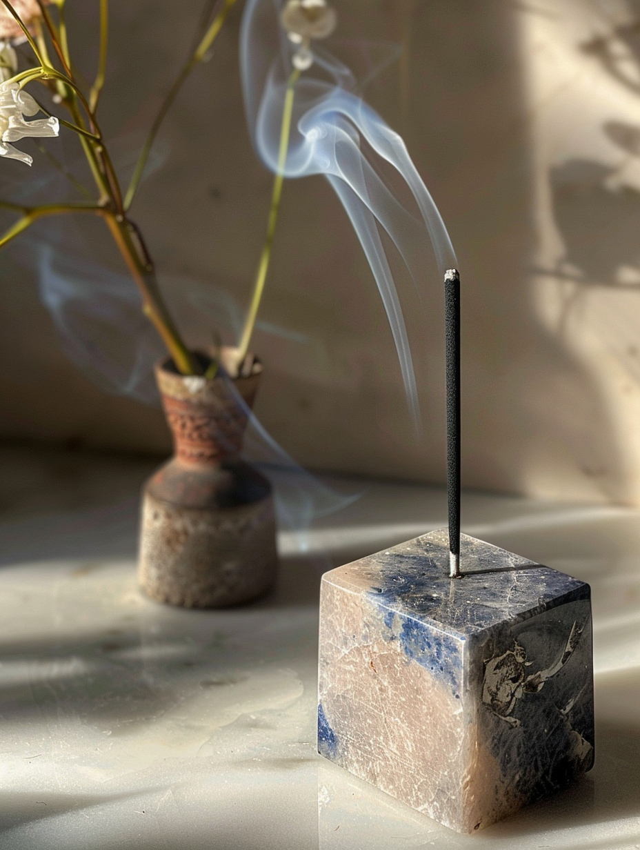 Sodalite Incense Holder Cube