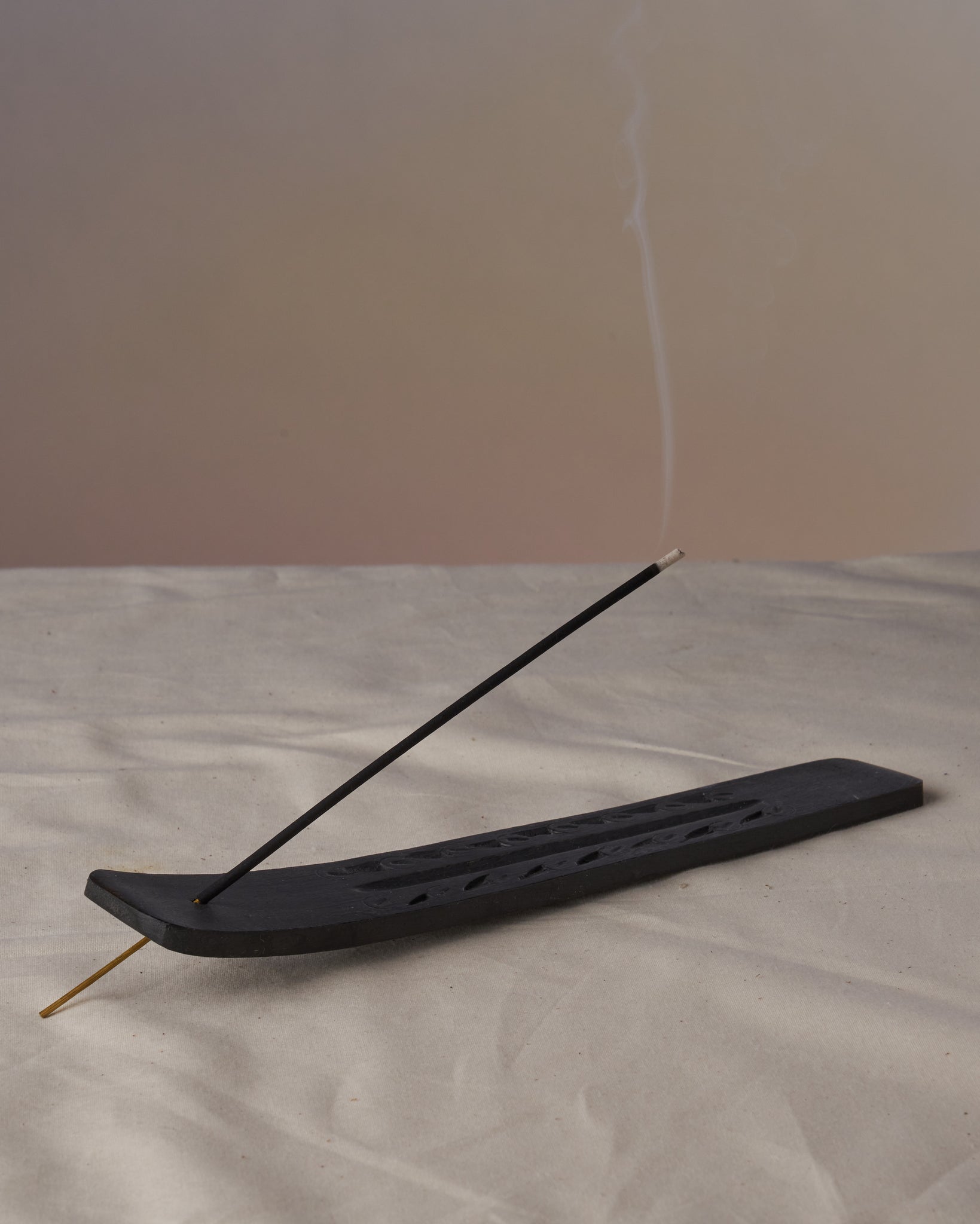 Enhance Your Altar Experience with a Hand Carved Wooden Incense Holder and the Aromatic Presence of Moshi - Hand Rolled Incense in the Ancestral Altar + Veneration Kit