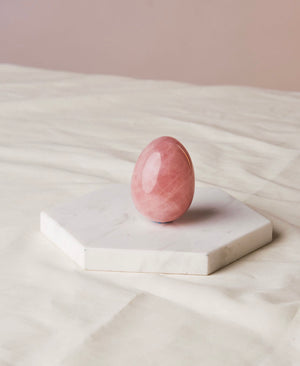 Activate Your Heart Chakra with Rose Quartz Egg | Promote Love, Compassion, and Emotional Healing | Symbol of Purity and Fertility | Polished Rose Quartz Egg | Approx. 2” | Embrace Your Unique Crystal