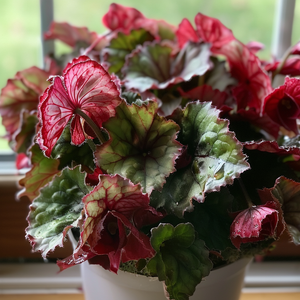 Begonia Red Slippers Houseplant