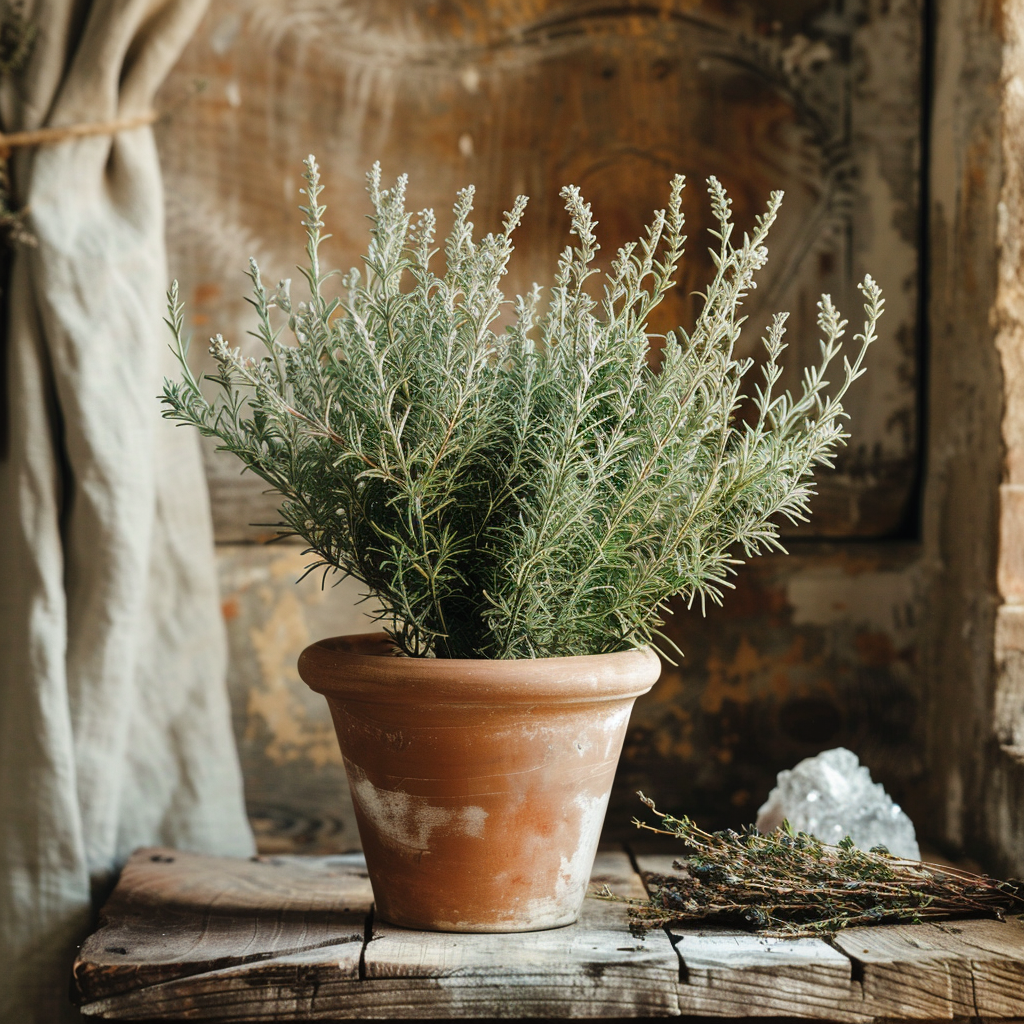 wormwood potted plant Wormwood Powis Castle Seedling – Heritage Apothecary