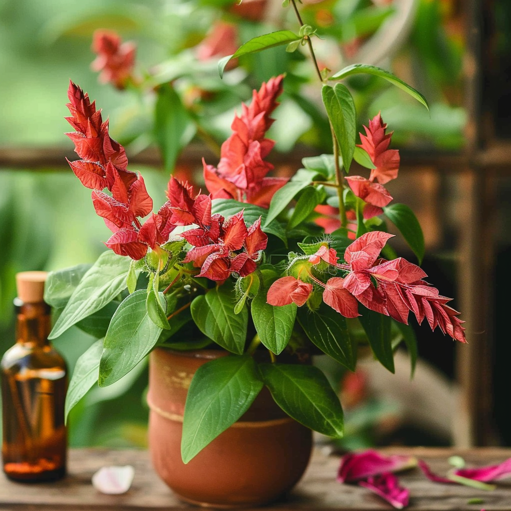 Red Shrimp Plant Justicia brandegeeana Seedling