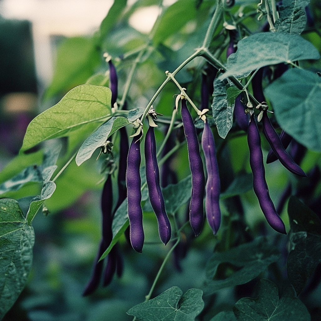 Amethyst Bush Bean Seeds