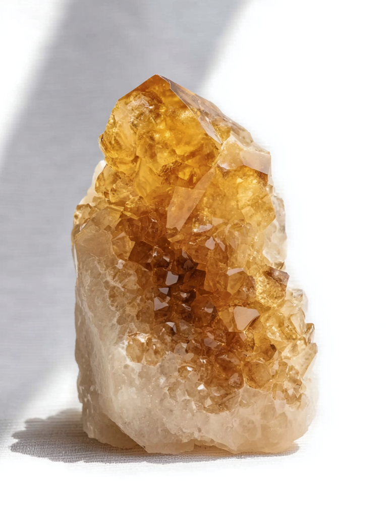 Citrine Stone Lamp