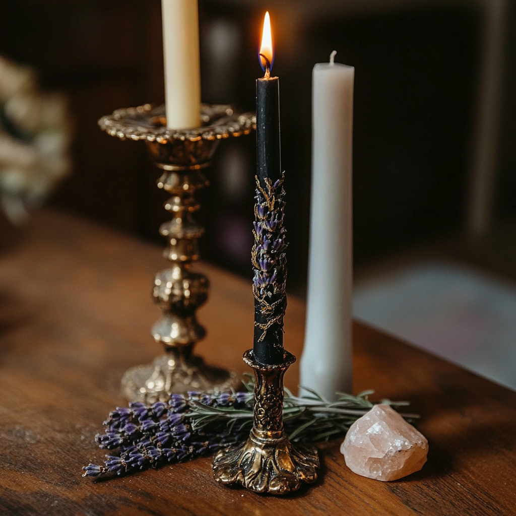 Veil of Intuition Ritual Candle – Heritage Apothecary