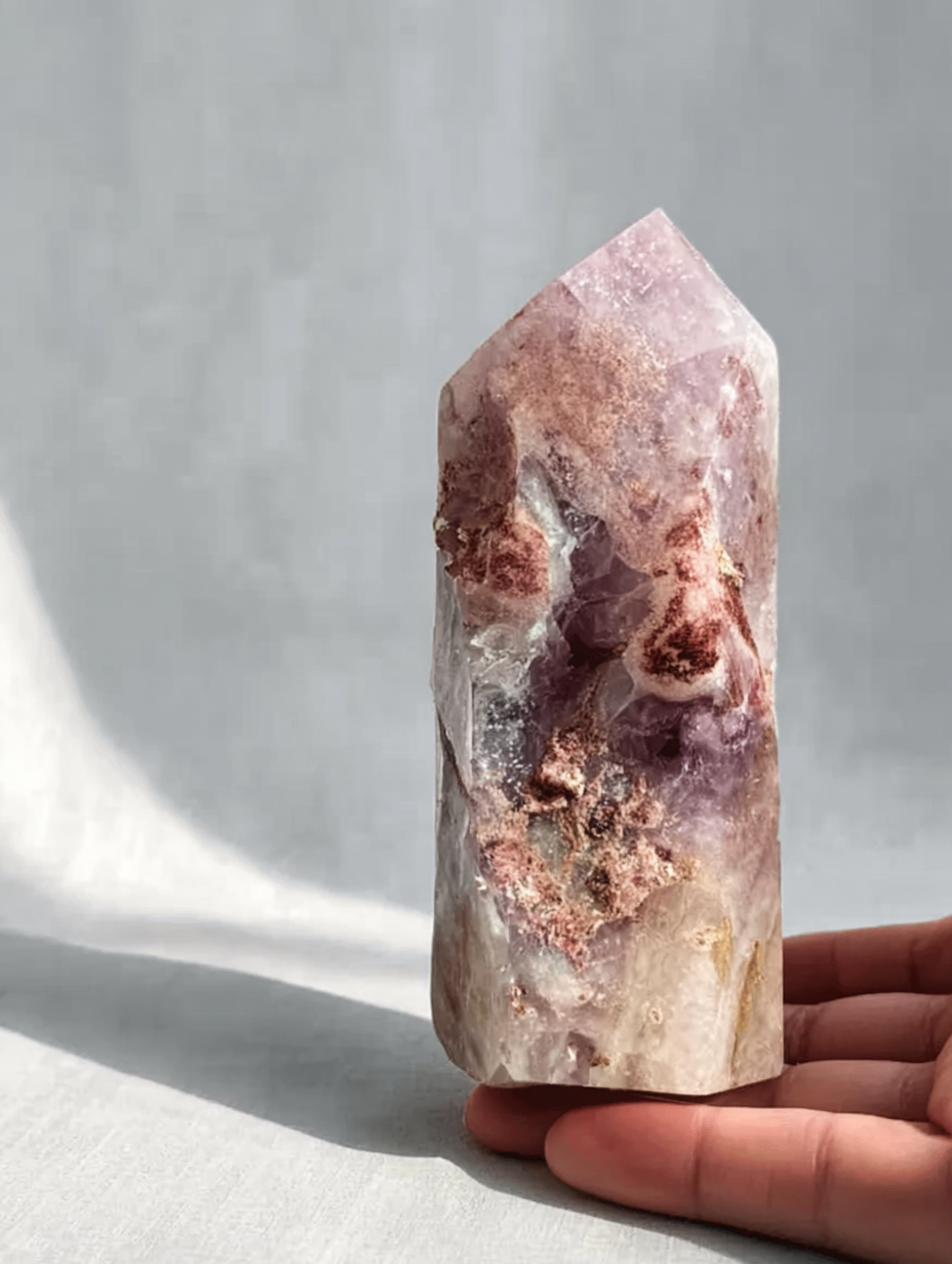 Pink Amethyst Obelisk