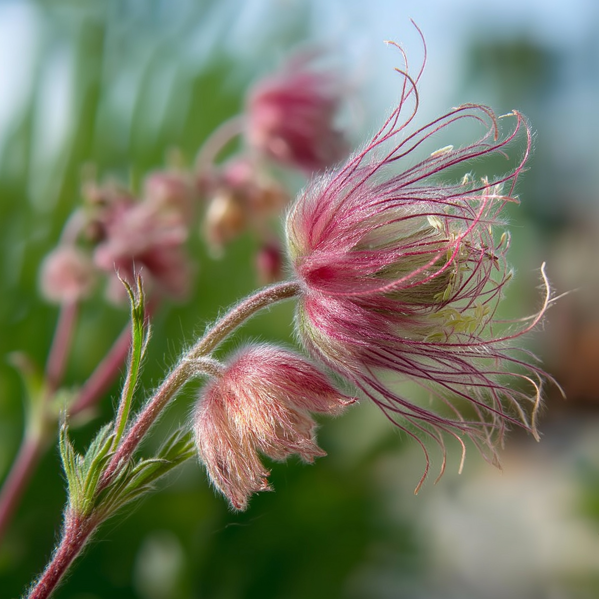 Prairie Smoke (Geum triflorum) Seeds │ Native Dream-Weaver for Sacred Pollinator Gardens