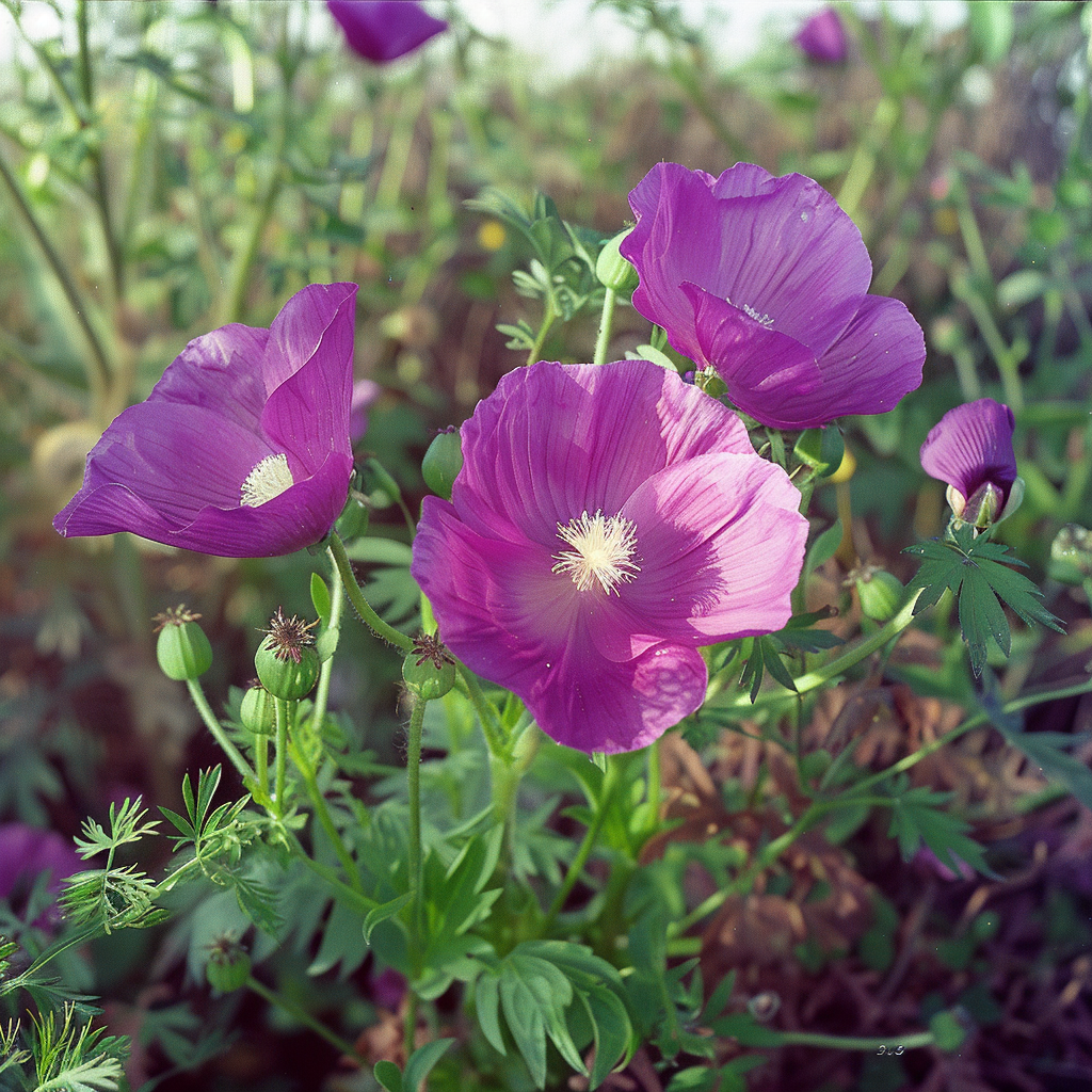 Purple Poppy Mallow Medicinal Seeds – Heritage Apothecary