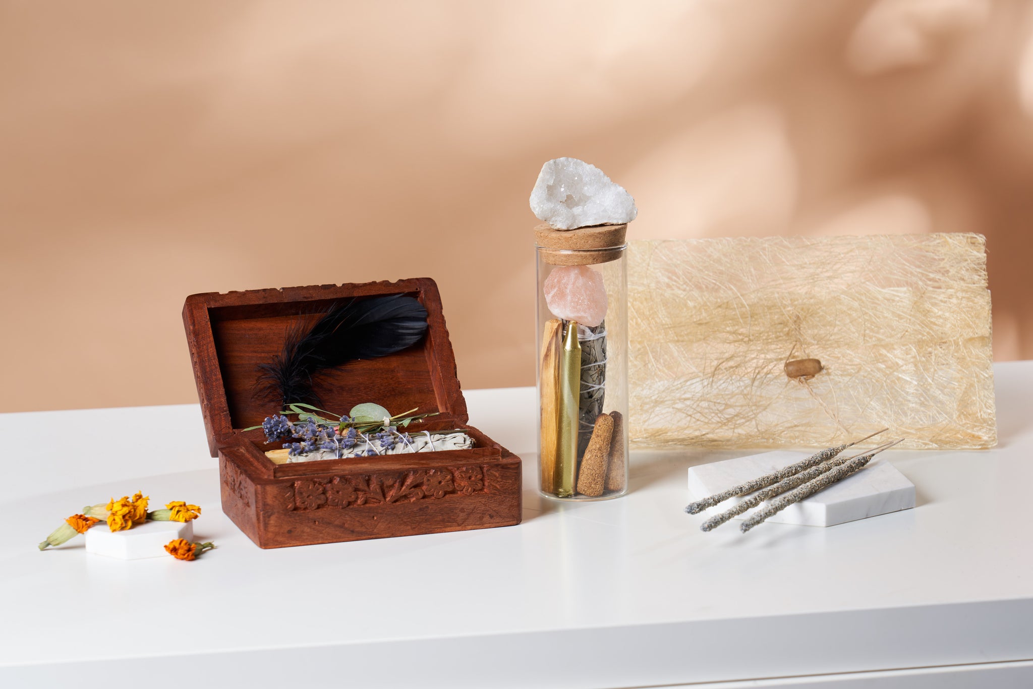 Release Energetic Burdens with Frankincense & Sage: Zen Smudge Kit with Palo Santo and Copal