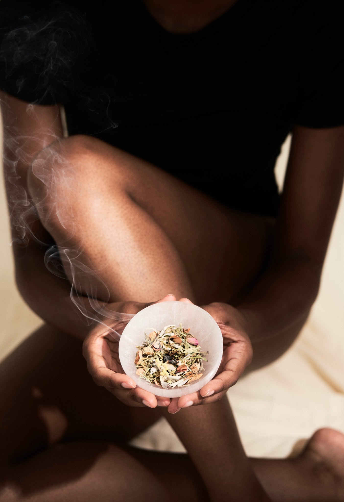 Selenite Healing Bowl for Mindful Meditation Practices
