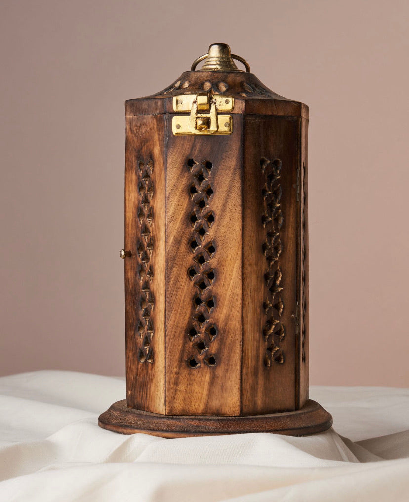 Elevate Your Incense Experience with Our 10” Mango Wood Incense Tower