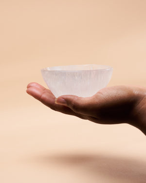 Sacred Selenite Bowl: Perfect for Spiritual Connection and Cleansing